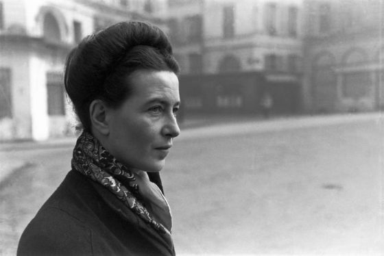 Simone de Beauvoir. / Arquivo